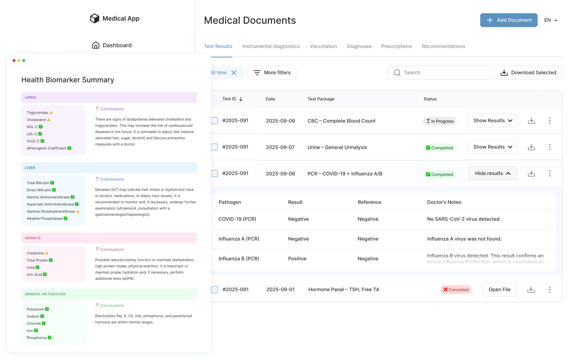 AI-Powered Health Summary and Progress Tracking