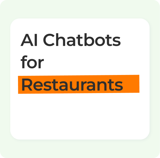 AI Chatbots for Restaurants