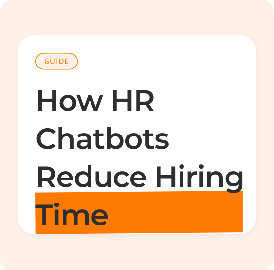 How HR Chatbots Reduce Hiring Time