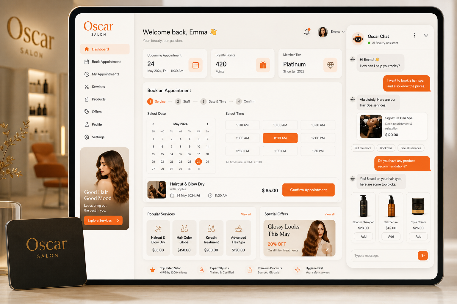beauty-salon-booking-chat