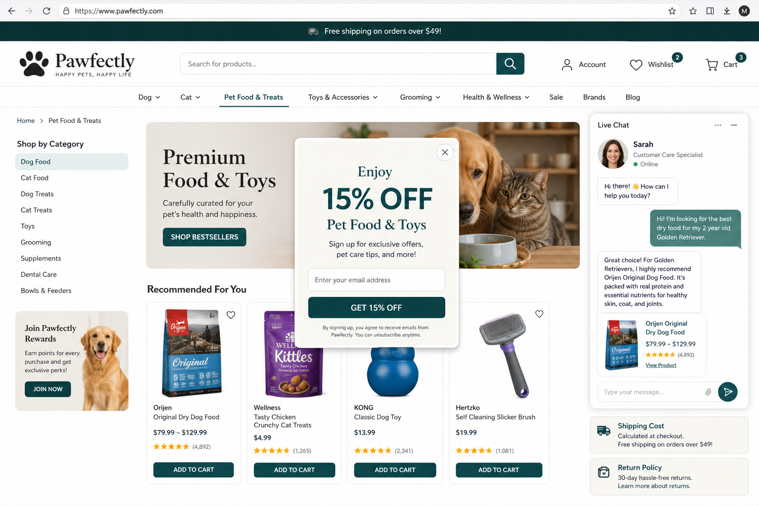 pet-store-offer-chat