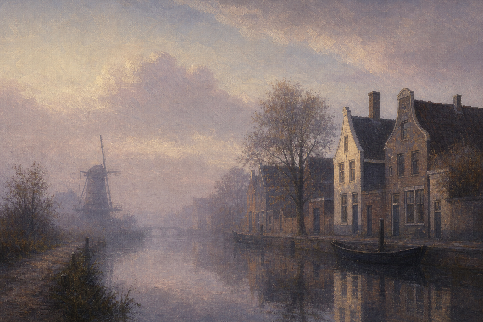 Oscar Chat calm Dutch art-inspired blog cover for AI Chatbot Privacy Checklist for Websites and Online Stores