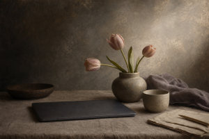 Oscar Chat calm Dutch art-inspired blog cover for Chatway Alternatives with AI Chatbot and Live Chat Handoff