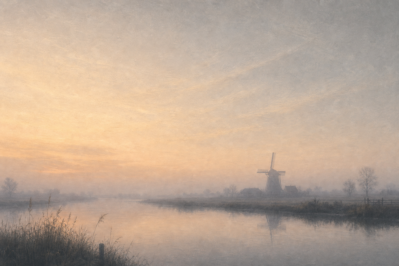 Oscar Chat calm Dutch art-inspired blog cover for AI Chatbot Handoff to Human Agent: Rules, Timing & Examples