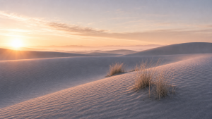 Soft dune texture nature cover for ecommerce guided selling with AI chat