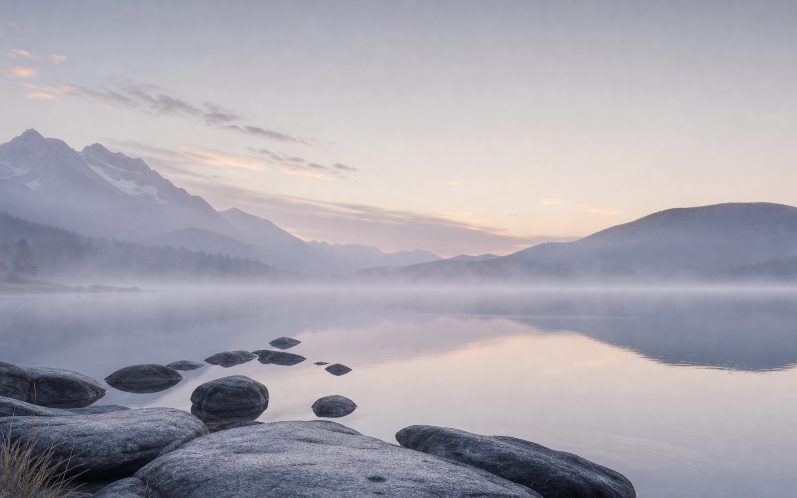 Misty alpine lake nature cover for pre-chat form best practices guide